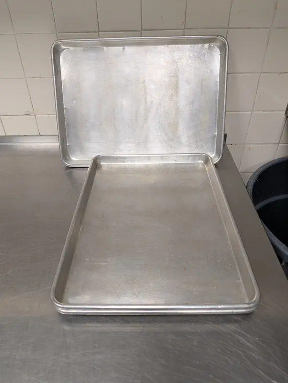 (4) Half Size Aluminum Sheet Pans