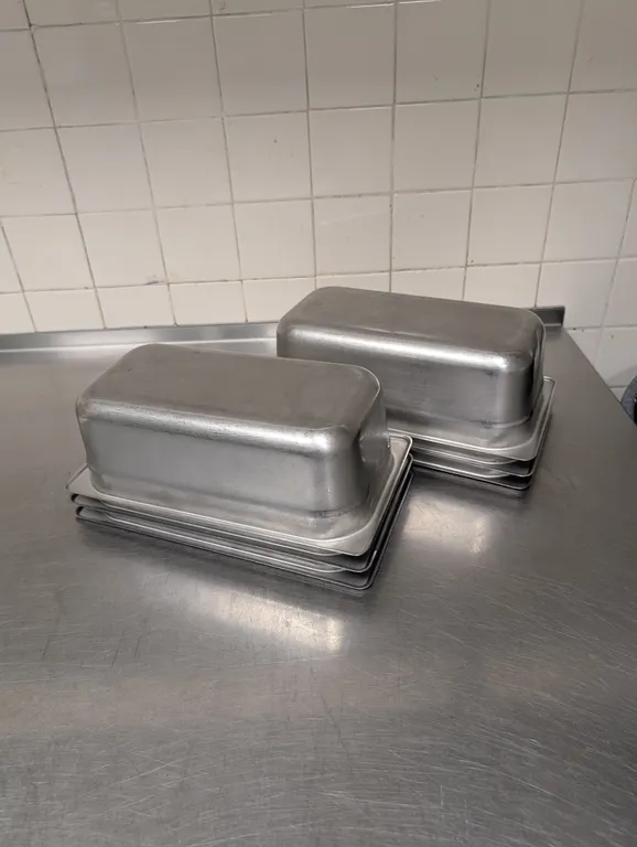 (6) 3rd Size 4" Deep Stainless Steel Hotel Pans