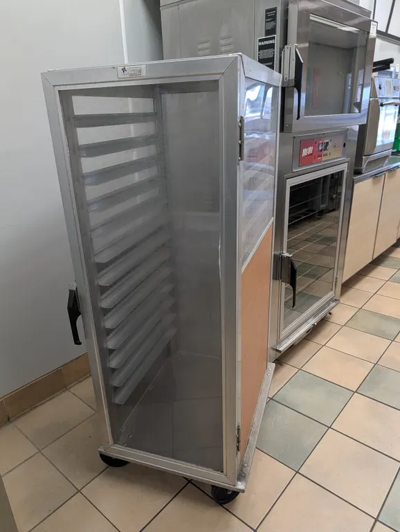 Lockwood Sheet Pan Cabinet with Acrylic See Thru Door on Casters - Model # CA57-RR15-CD-R - 20.5" x