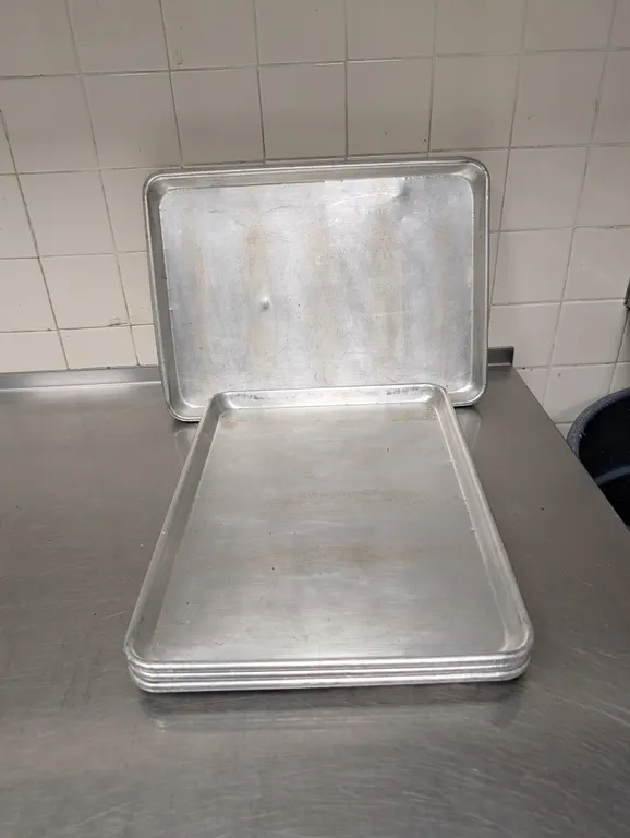 (6) Half Size Aluminum Sheet Pans