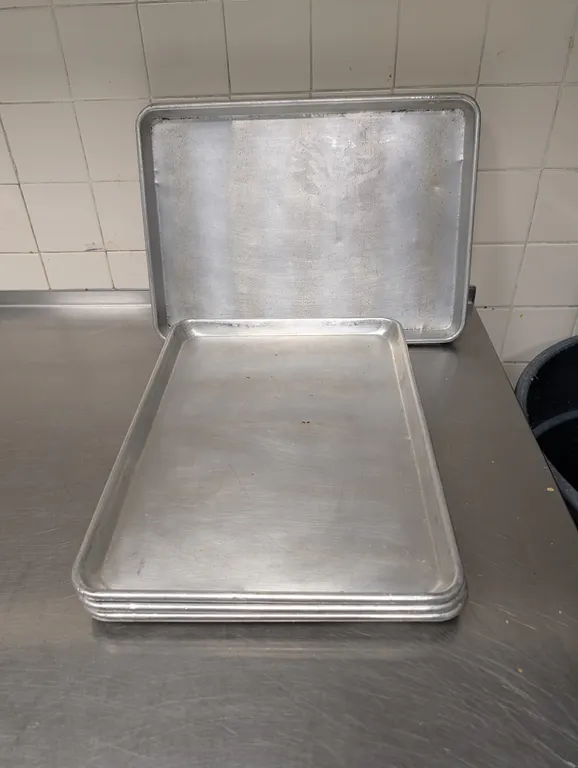(6) Half Size Aluminum Sheet Pans