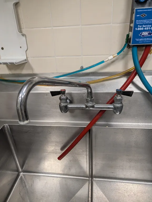 Wall Mount Faucet - 8" on Center