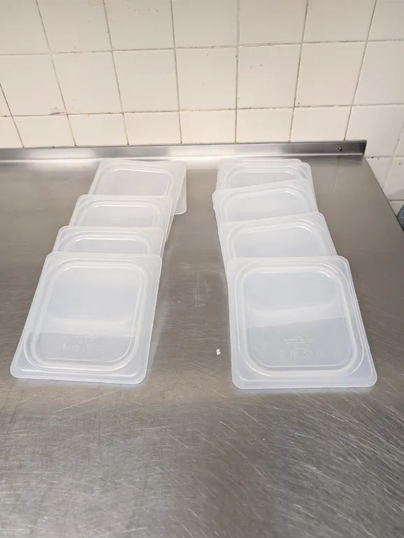 (10) Cambro 6th Size Solid Lids - Model # 60PPSC