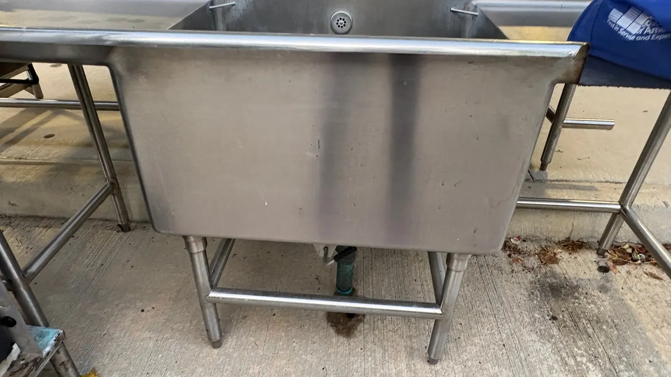 Stainless Steel Compartment Sink