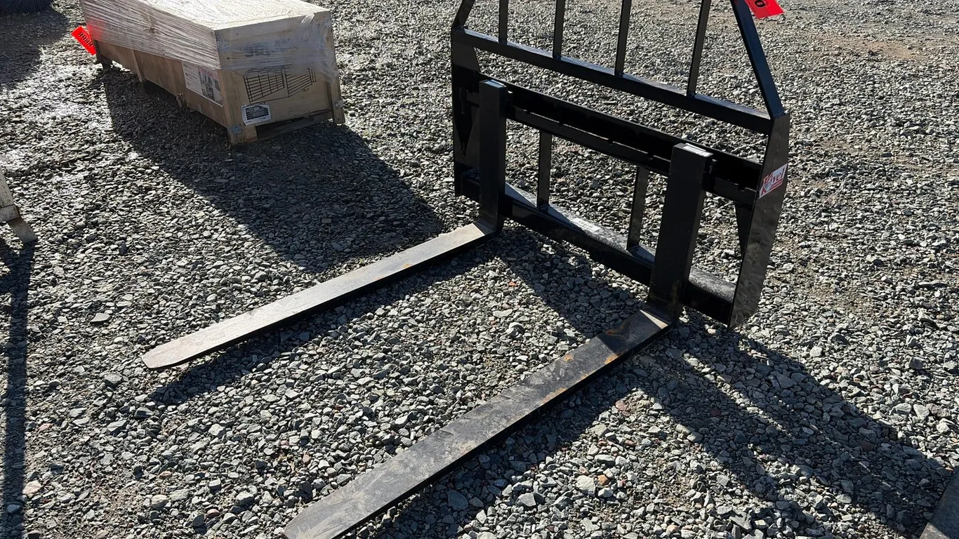 Approx. 48" Unused Kivel Skid Steer Pallet Forks