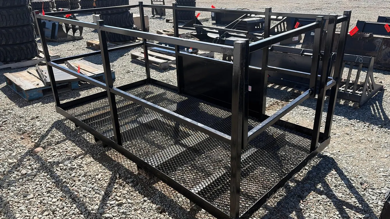 Unused JMR Skid Steer Forkable Man Basket Attachment