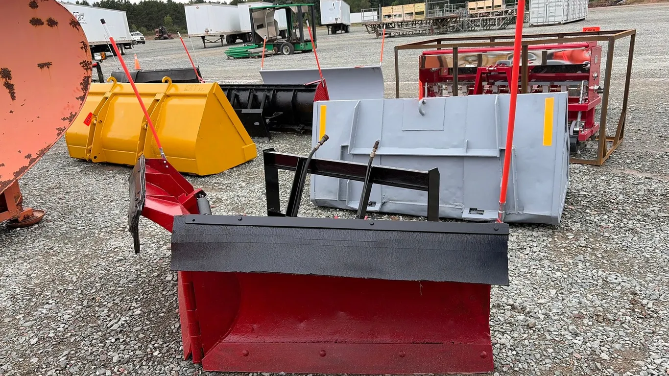 Approx. 96" Boss Skid Steer V-Plow Snowplow Attachment