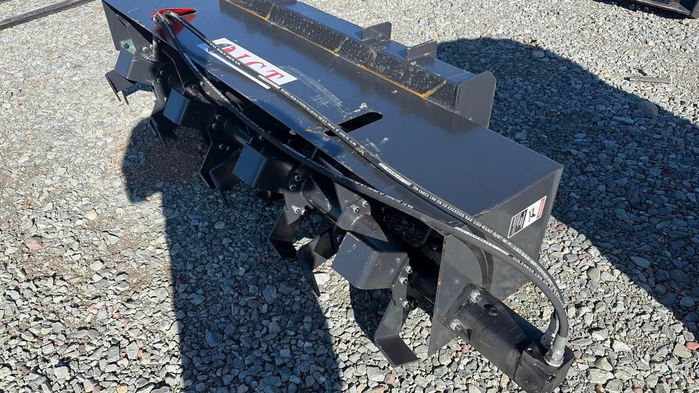 Approx. 72" Unused JCT Skid Steer Rototiller Attachment