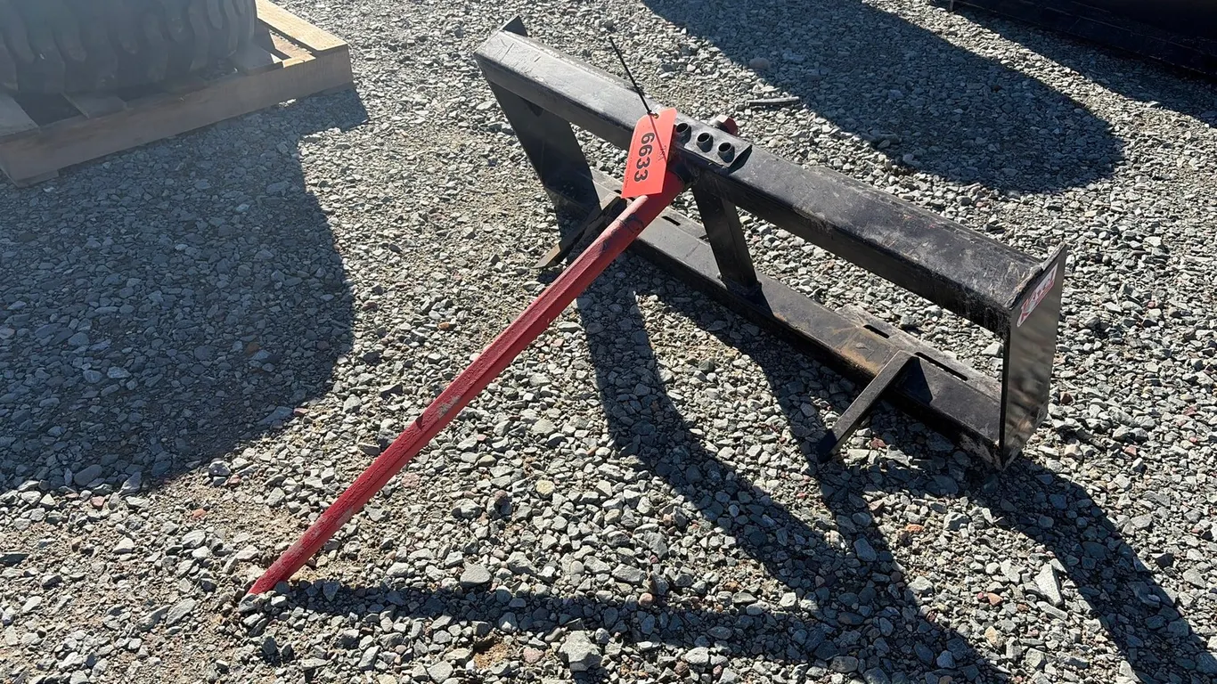 Unused Kivel Skid Steer Bale Spear Attachment