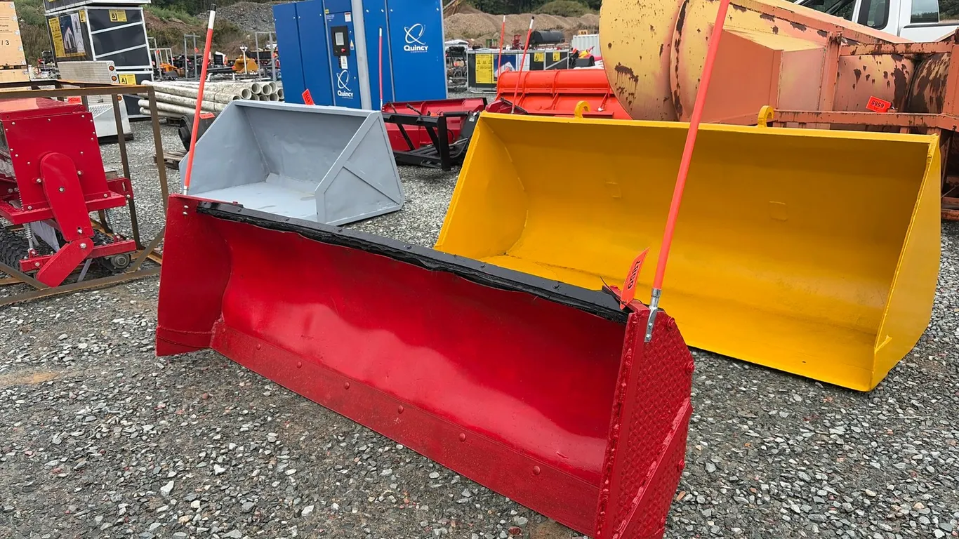 Approx. 90" Skid Steer Snow Plow Attachment
