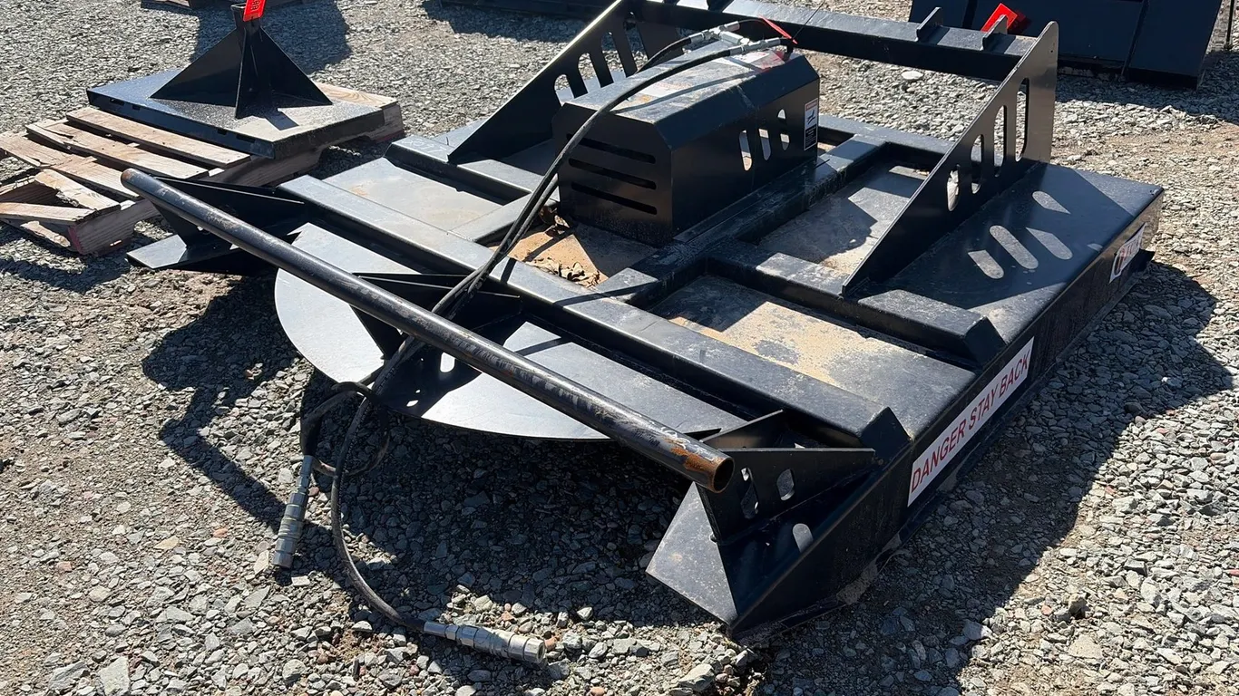Approx. 72" Unused JCT Skid Steer Brush Cutter Attachment