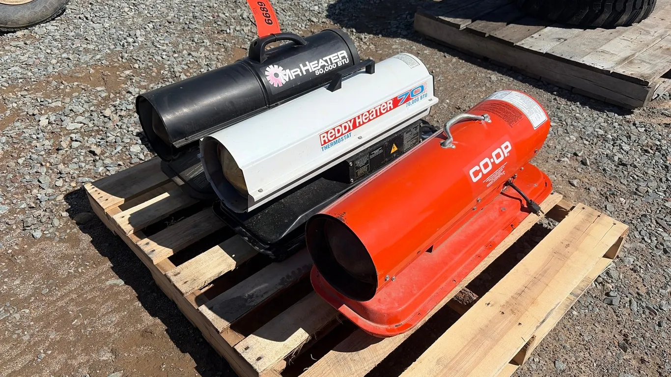 (3) Portable Torpedo Heaters