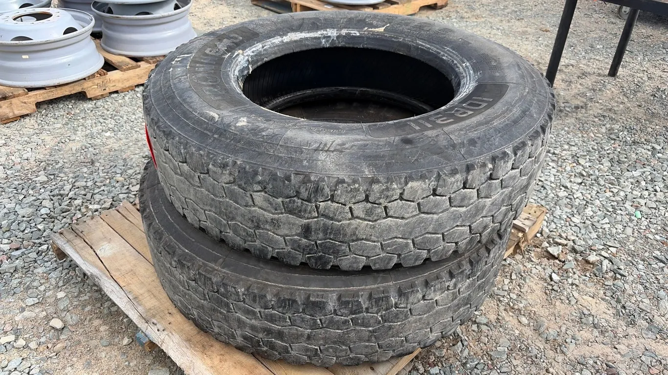(2) Ironhead 11R22.5 Tires