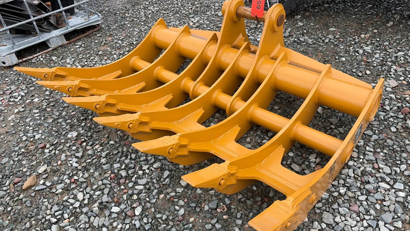 Approx. 59" Unused Warrior Excavator Rake Attachment