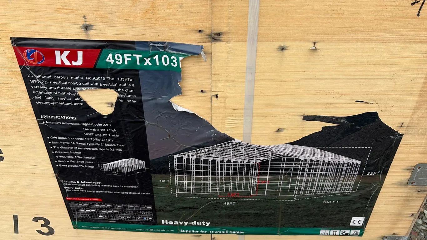 Unused KJ K5100 Prefabricated Metal Frame