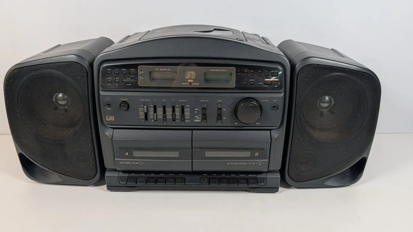 Sears LXI Series CD AM/FM Radio Cassette Boombox