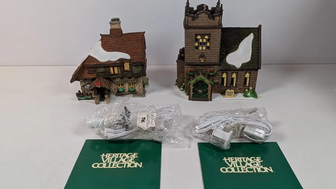 Department 56 Dickens' Village Series "The Spirit of Giving" Set