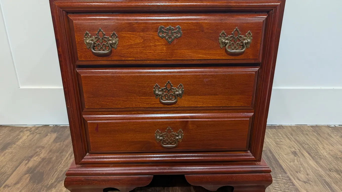 Traditional Two Drawer Nightstand