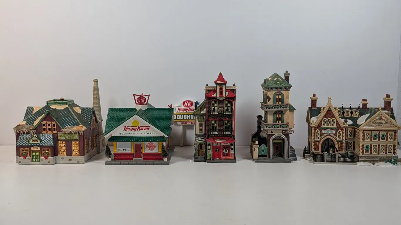 Department 56 Christmas Village Buildings Collection