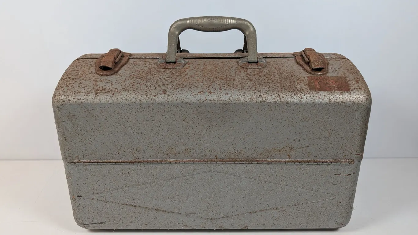 Vintage Union Super Steel Cantilever Toolbox