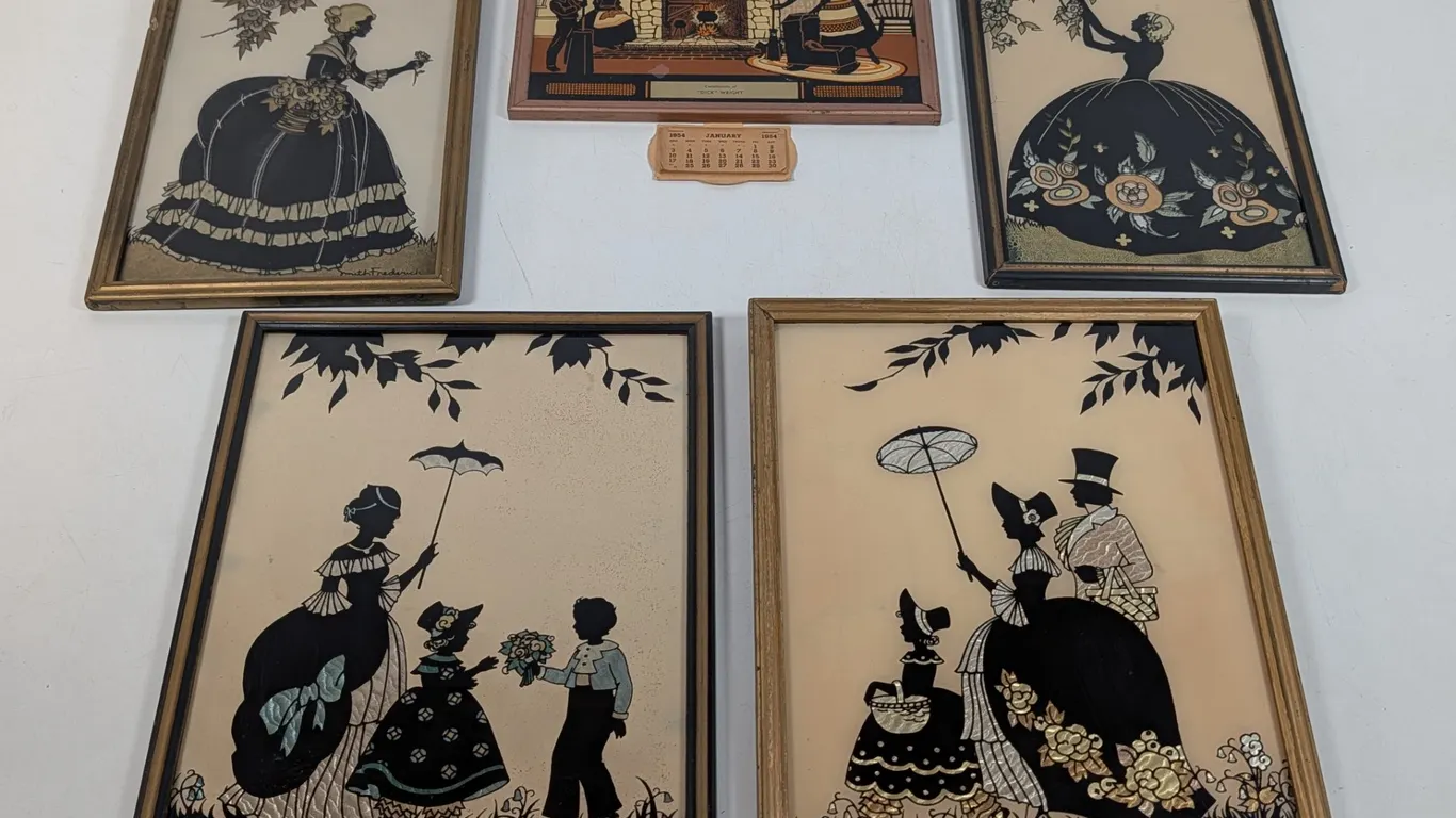 Vintage Silhouette Art Collection
