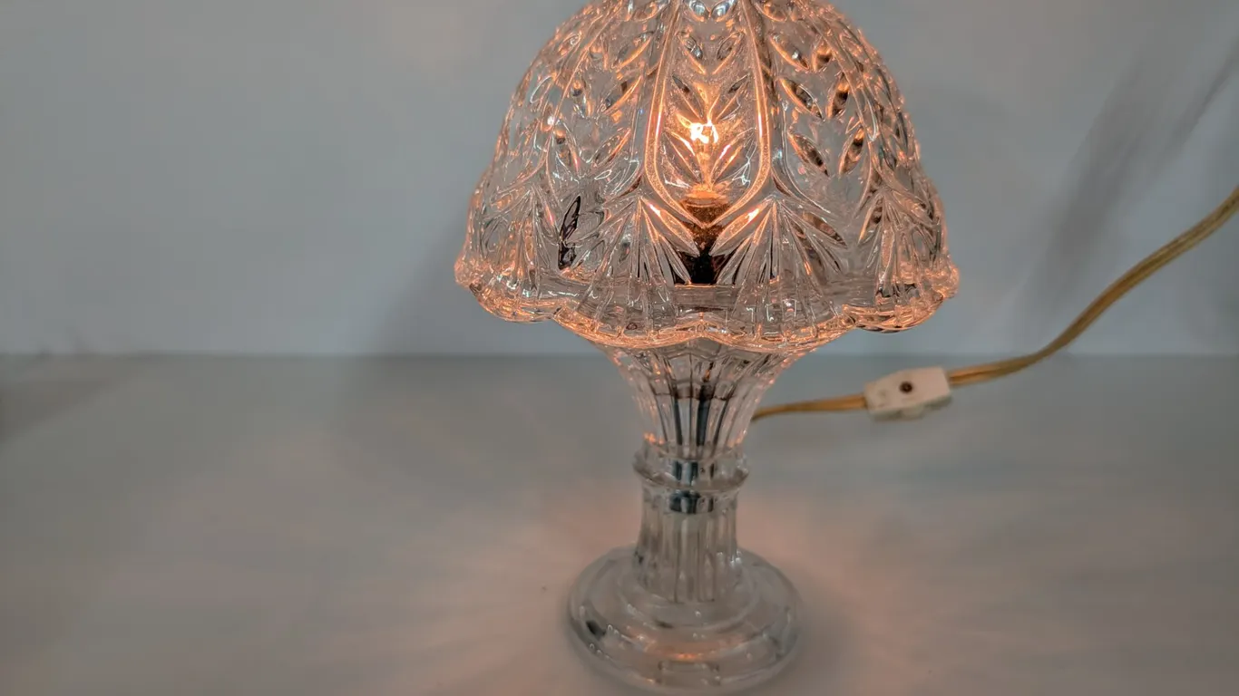 Cut Glass Accent Lamp