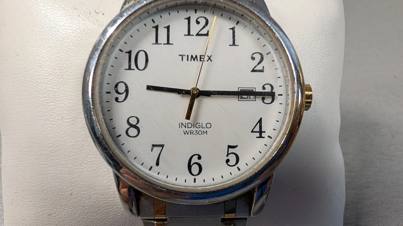 Timex Indiglo Two-Tone Watch