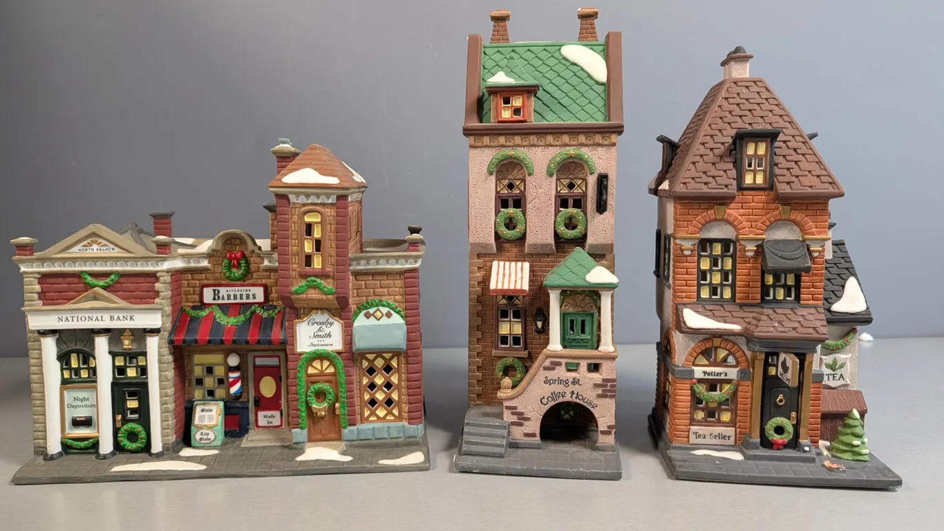 Department 56 Christmas In The City Series Village Buildings (3)