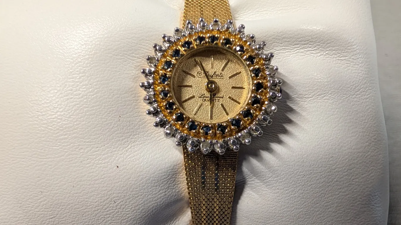 Dufonte Ladies Gold-Tone Watch
