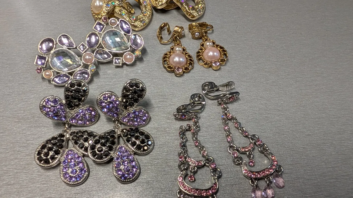 Assorted Costume Clip-On Earrings