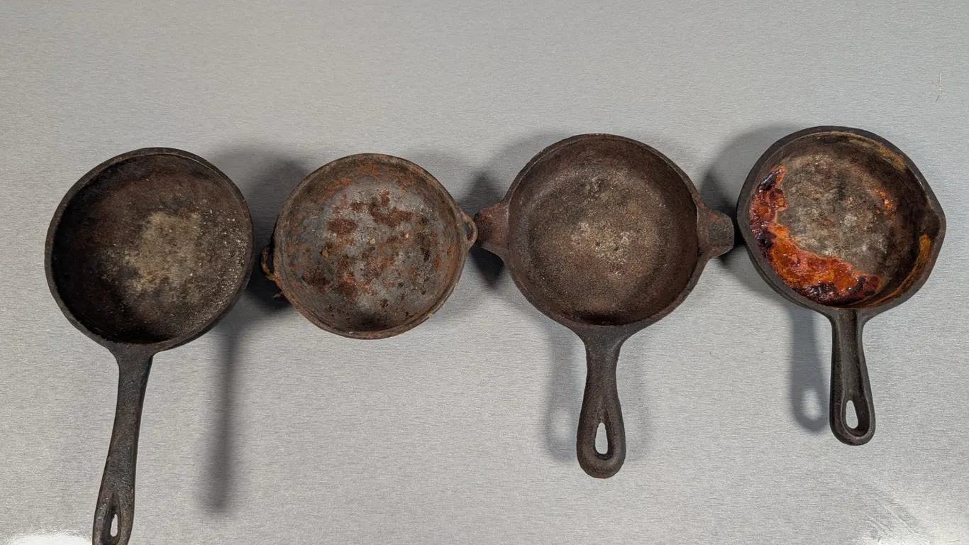 Collection of small Cast Iron Skillets