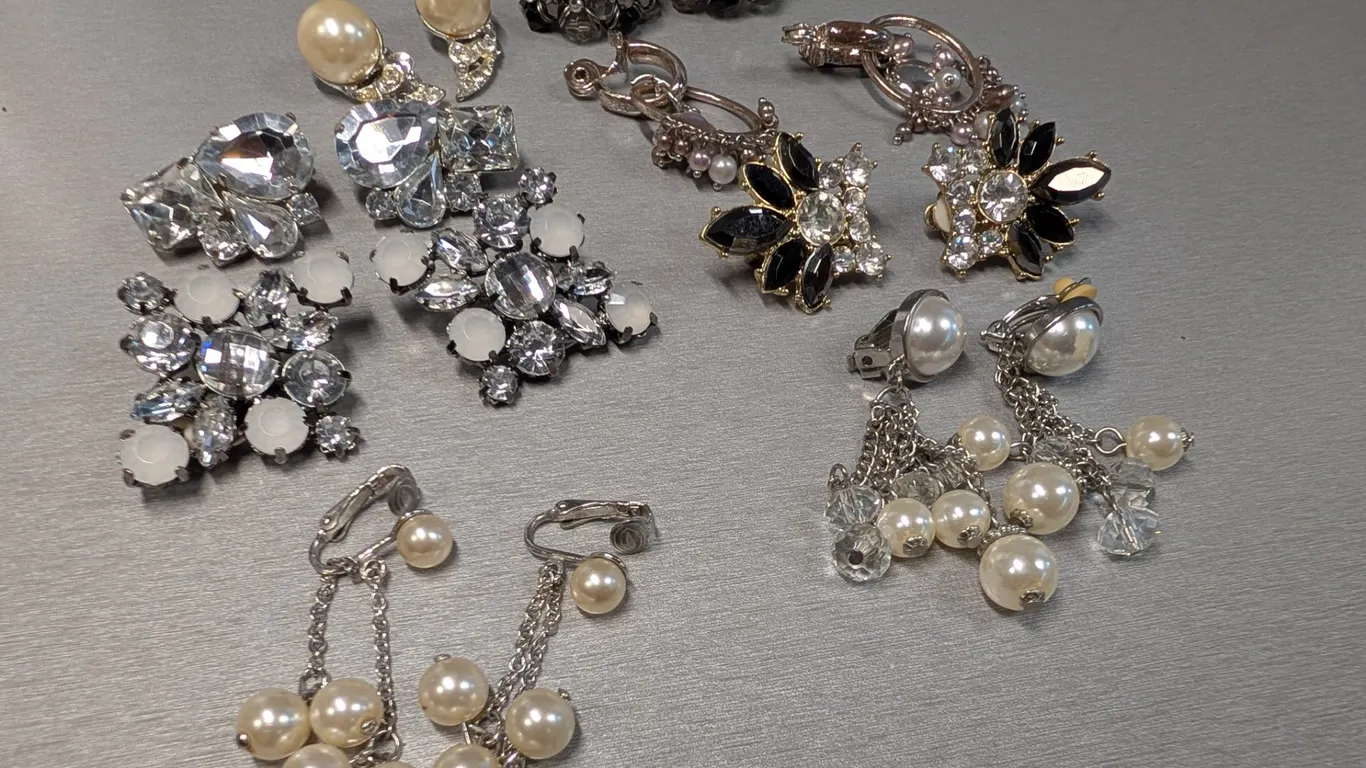 Assorted Vintage Clip-On Earrings Lot