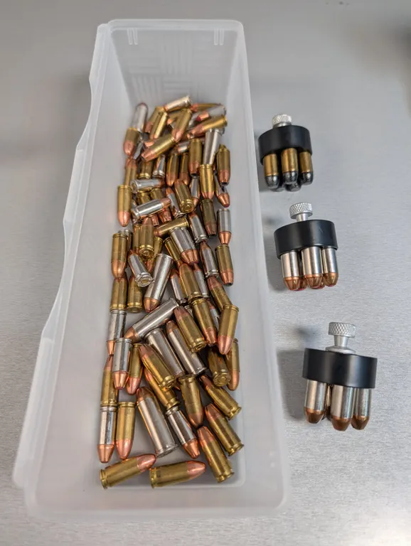 Mixed Pistol Ammunition and Speedloaders