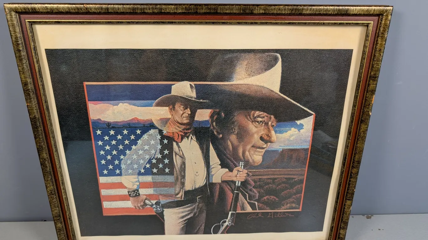 John Wayne Americana Print