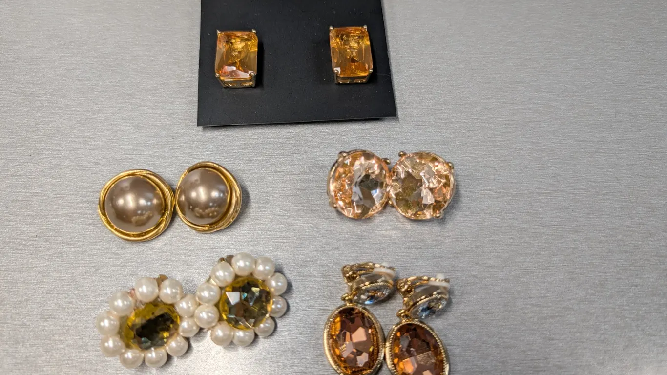 Assorted Clip-On Earring Lot including Tahari
