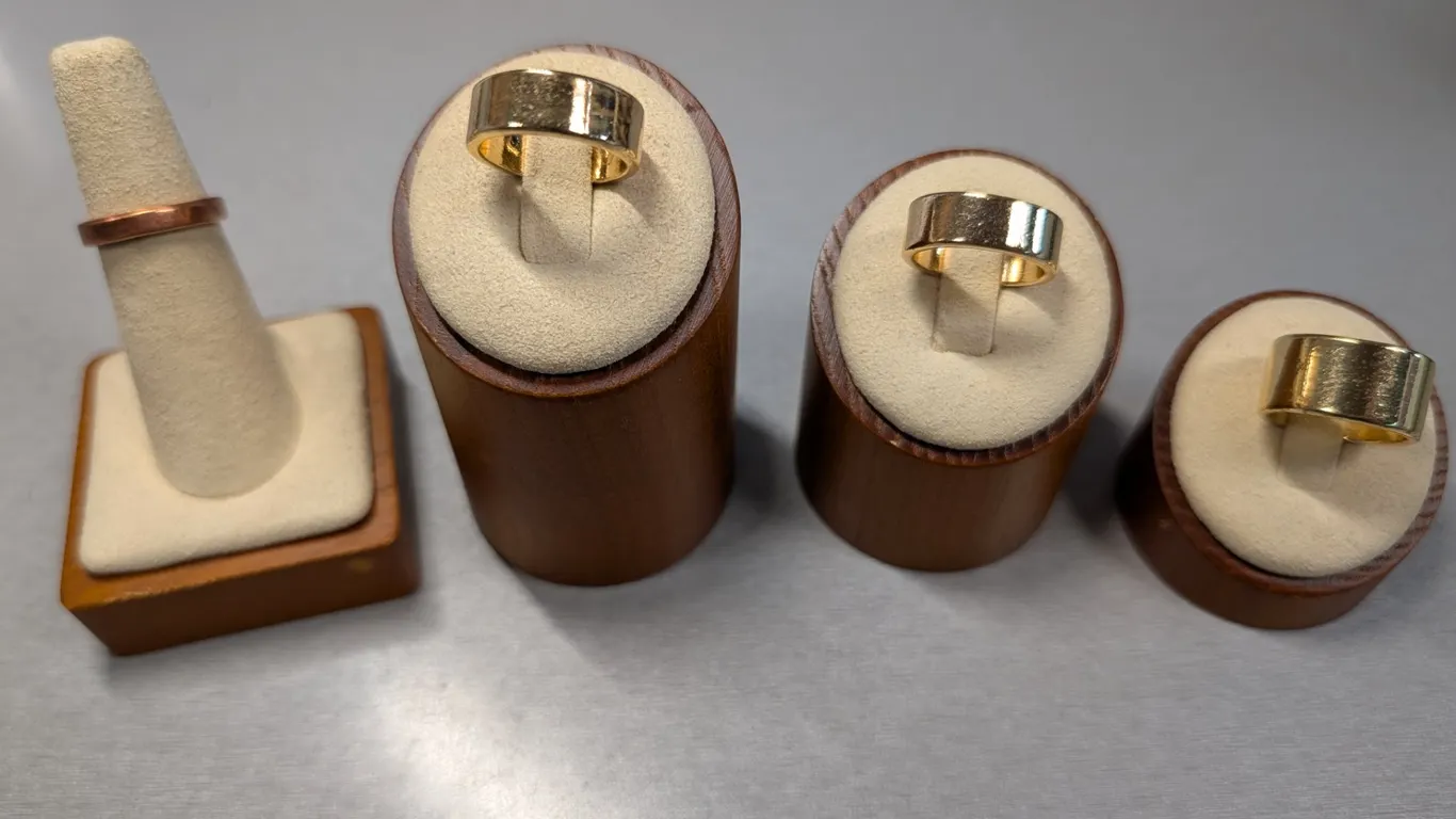 Gold Tone and Copper Band Rings Lot