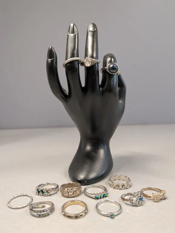 Assorted Fashion and Costume Rings - Lot of 13