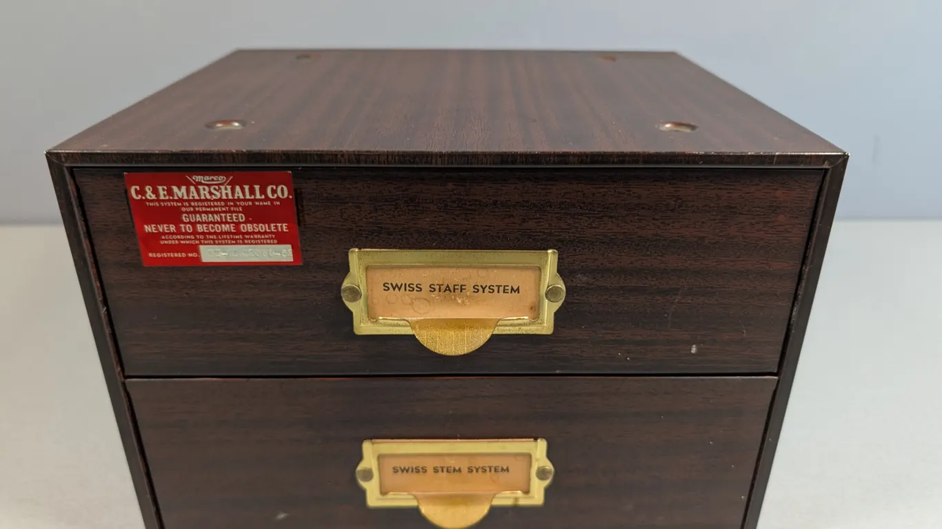 Vintage C. & E. Marshall Co. Cabinet
