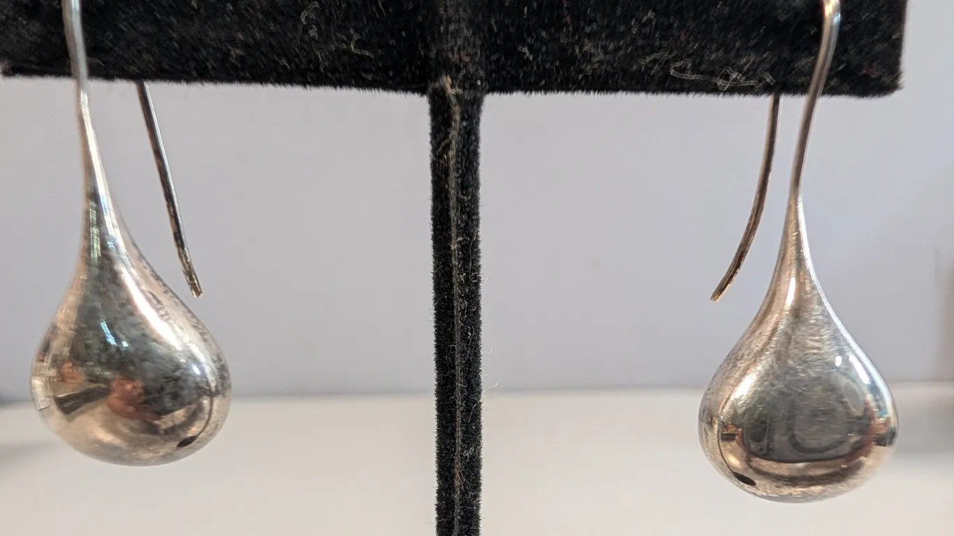 Bayanihan Sterling Silver Teardrop Earrings