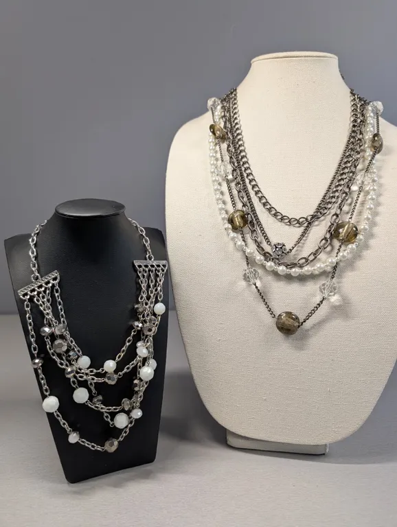 Two Layered Fashion Necklaces
