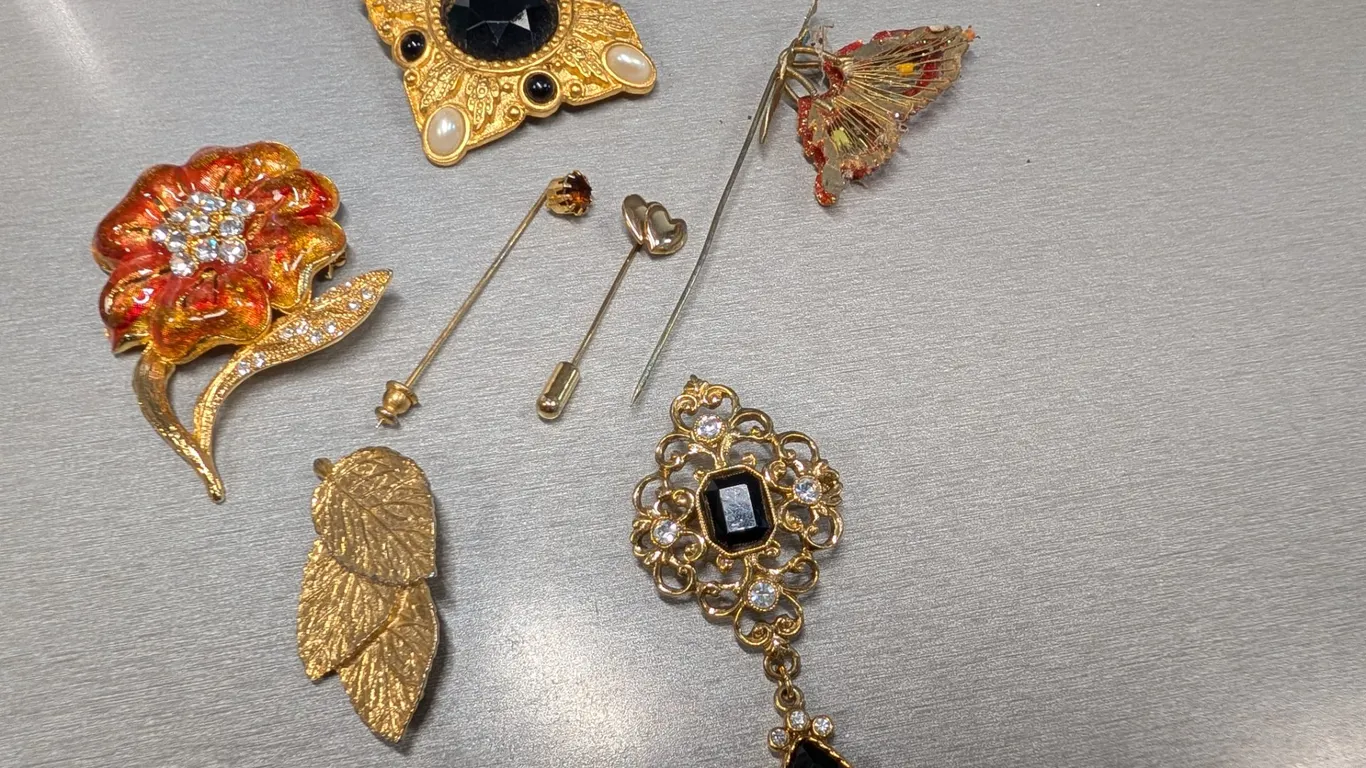 Collection of Brooches and Hat Pins