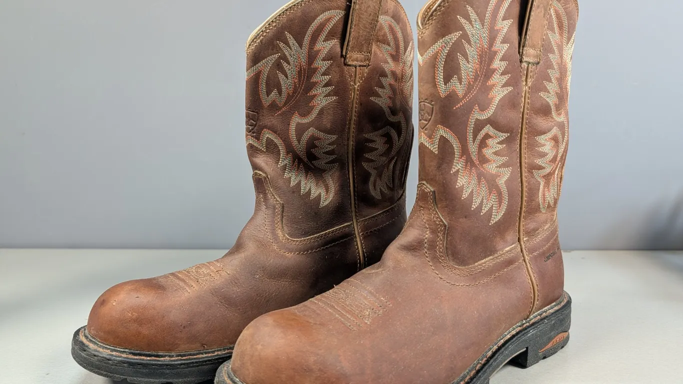 Ariat Men's Brown Leather Composite Toe Work Boots