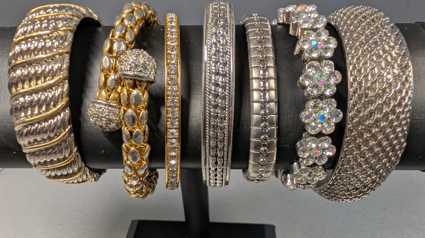 Collection of Seven Assorted Costume Bracelets