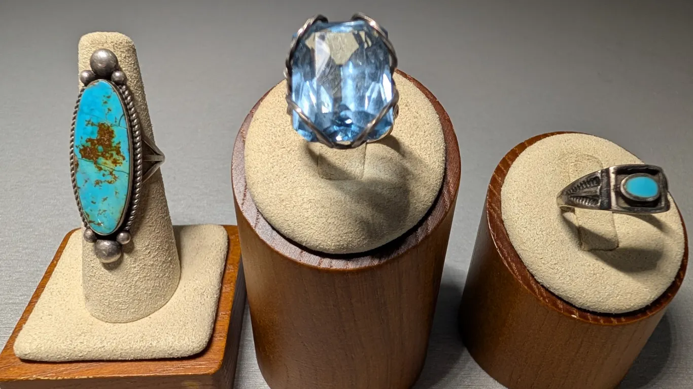 Collection of Three Silver tone Rings