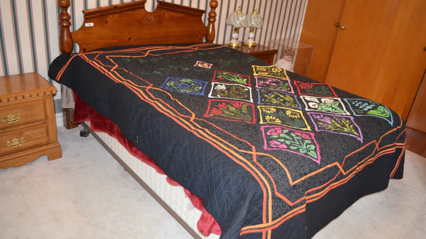 Queen Sized Headboard & Bed Frame