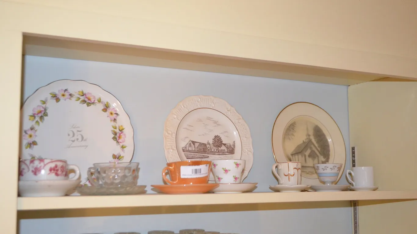 Tea Cups, Decorative Plates
