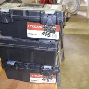 Stack On Tool Boxes w/ Contents