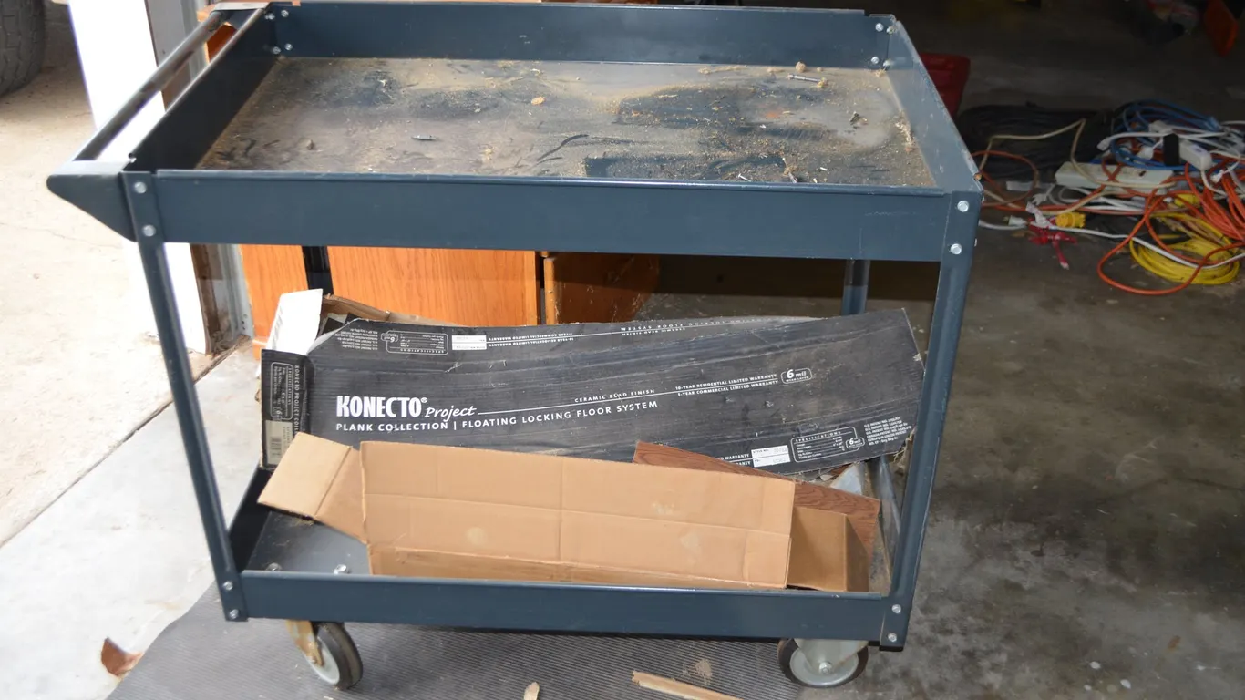 Metal Roll Cart