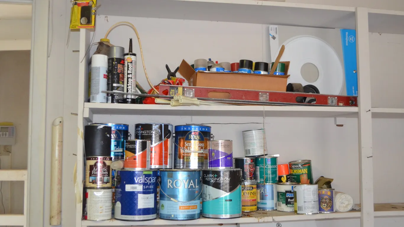 Paint, Level, 4' Ruler, Spray Paint