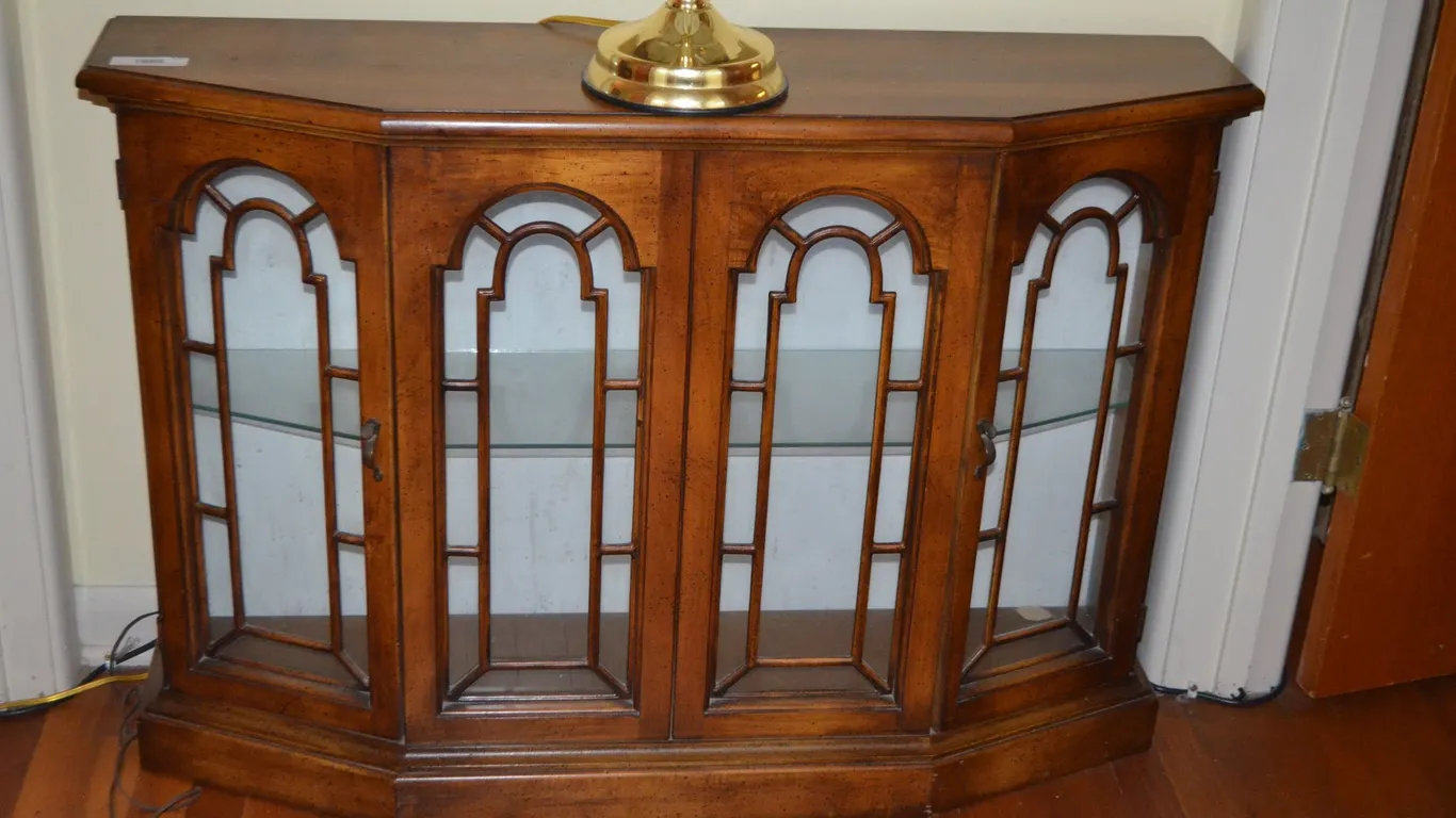 Curio Cabinet w/ Glass Shelves